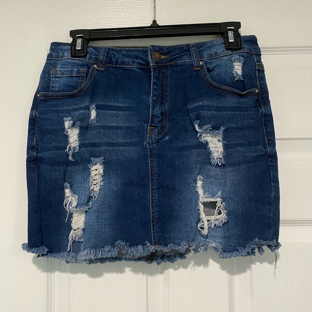 Denim skirt